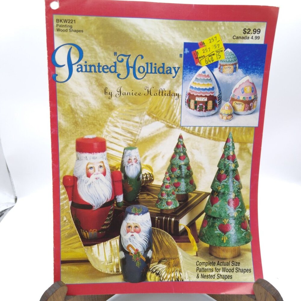 Vintage Tole Painting Patterns, Painted Holliday by Janice Holliday BKW221, Wang